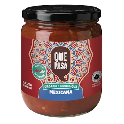 Que Pasa Organic Mexicana Medium Salsa 420 ml, $1.26/100ml