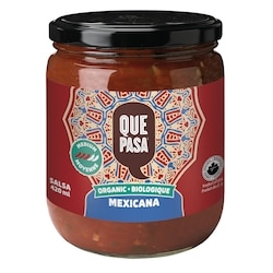 Que Pasa Salsa biologique moyenne 420 ml, 1,55 $/100ml