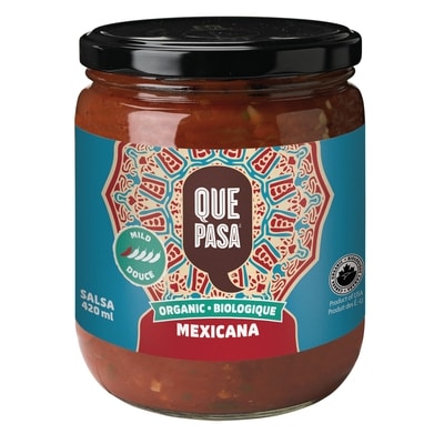 Que Pasa Organic Mild Salsa 420 ml, $0.95/100ml