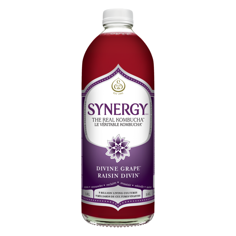 Synergy The Real Kombucha Divine Grape