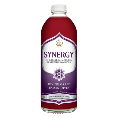 GT’s SYNERGY LE VÉRITABLE KOMBUCHA Raisin Divin 1.4 l, 0,93 $/100ml
