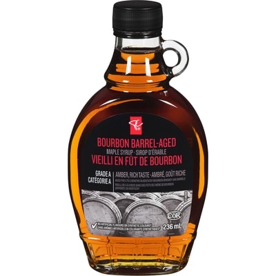 PC Collection noire Sirop d'érable vieilli en fût de bourbon 236 ml, 5,08 $/100ml