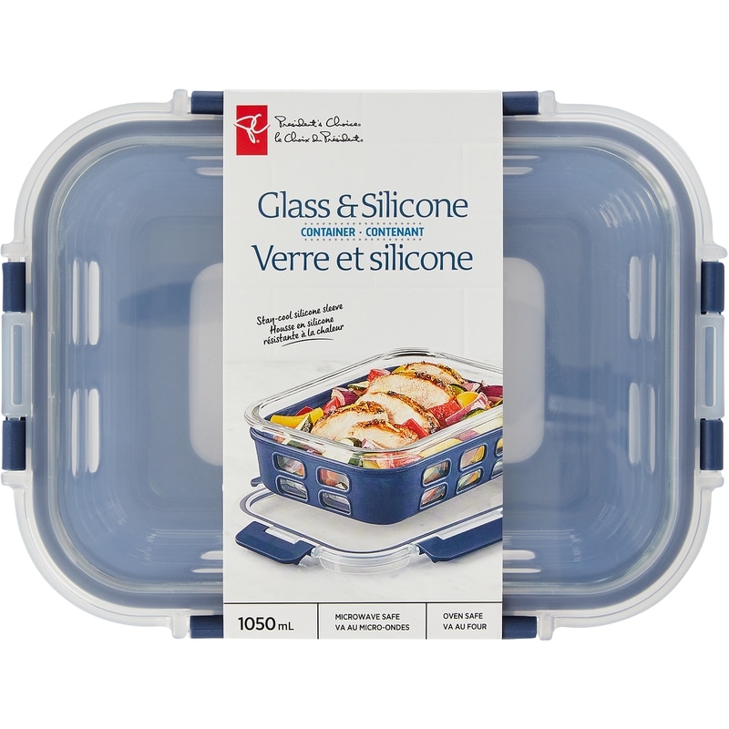 Glass & Silicone Container - 1050ml