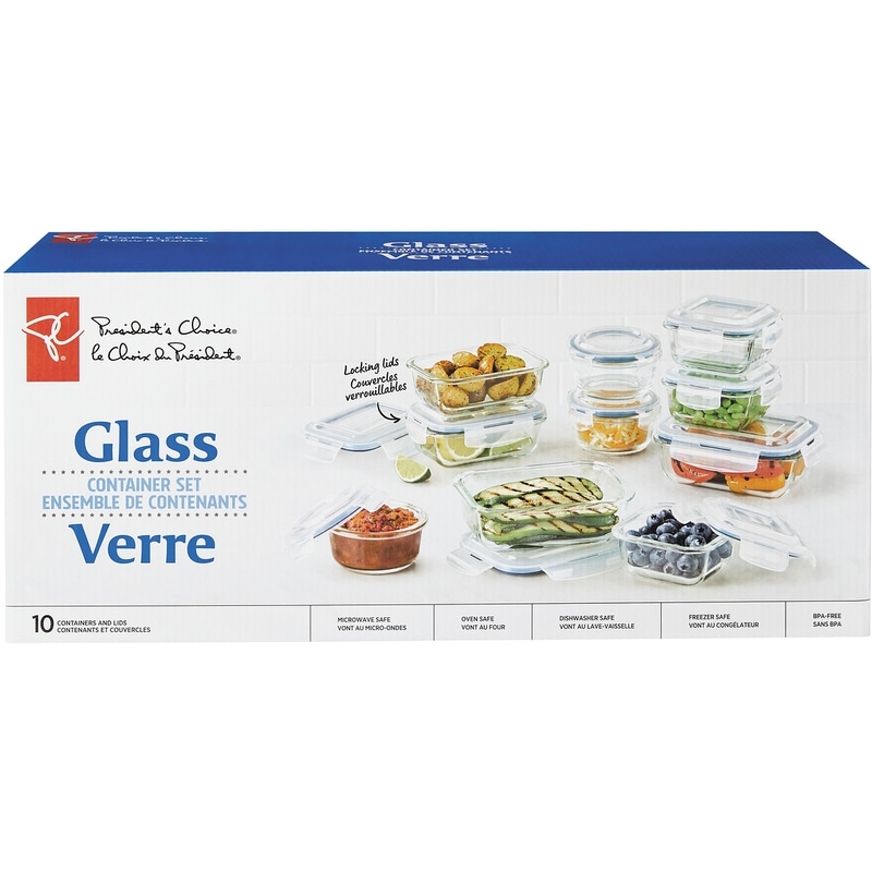 Glass Container Set 