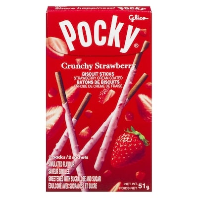 Glico Crunchy Strawberry Pocky 51 g, $7.82/100g