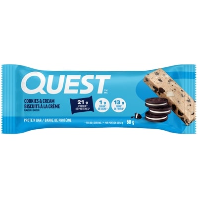 Questbar Cookies & Cream Flavoured Protein Bar 240 g, $9.58/100g