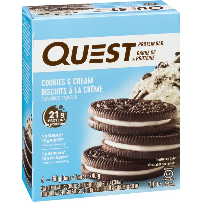 Cookies & Cream Flavoured Protein Bar