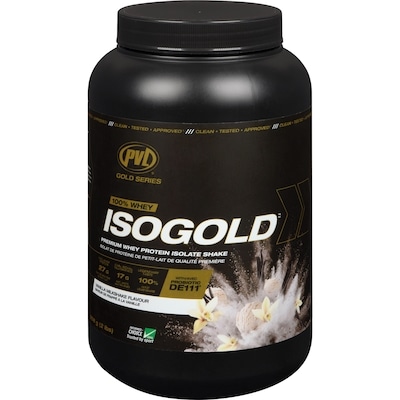 PVL Essentials Pvl Iso-Gold Premium Isolated Whey Protein - Vanilla 908 g, $6.17/100g