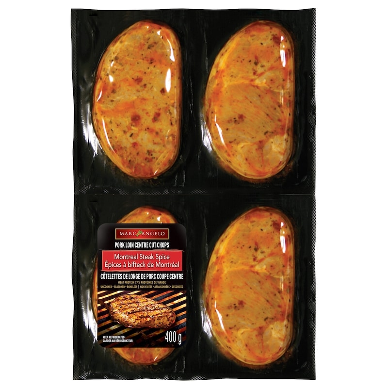 Montreal Steak Spice Pork Loin Centre Cut Chops
