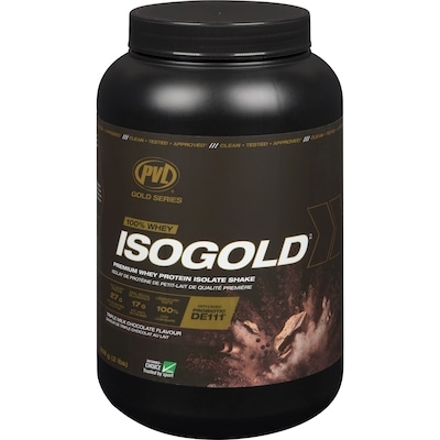 PVL Essentials Pvl Iso-Gold Premium Isolated Whey Protein - Milk Chocolate 908 g, $7.49/100g