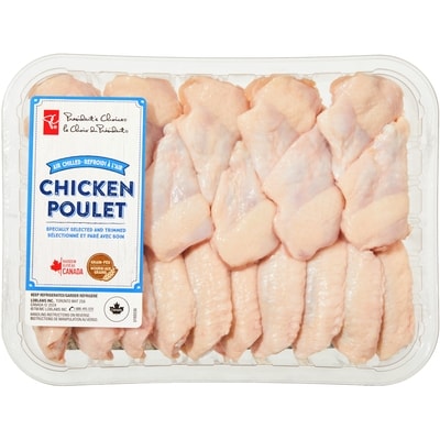 PC Blue Menu Split Chicken Wings 1 ea, $14.00/1ea