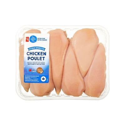 PC Menu Bleu Poitrines de poulet extra-maigres désossées sans peau 1.41 kg