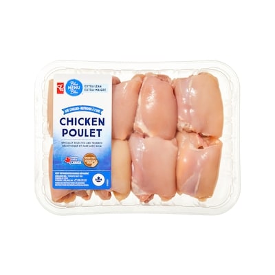 PC Menu Bleu Cuisses de poulet extra-maigres désossées sans peau 1 ea, 14,00 $/1ch