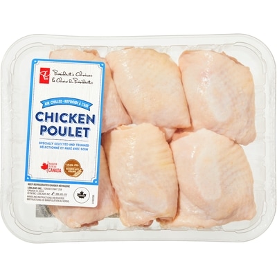 President's Choice Bone-In Chicken Thighs 1 ea, $10.00/1ea