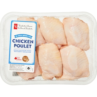 le Choix du Président Cuisses de poulet avec os 1 ea, 12,00 $/1ch