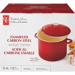 President's Choice Enameled Carbon Steel Stock Pot  1 ea, $50.00/1ea