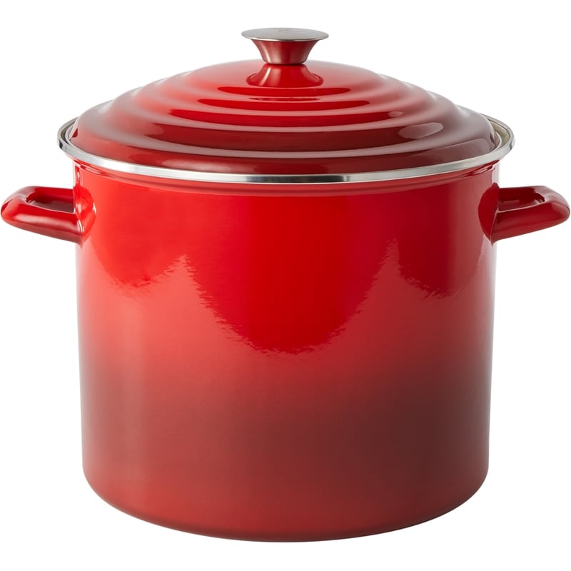 Enameled Carbon Steel Stock Pot