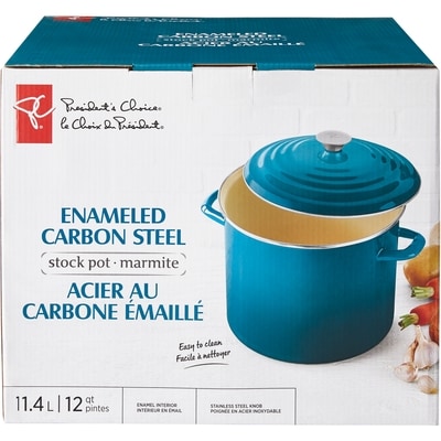 le Choix du Président MARMITE ACIER AU CARBONE ÉMAILLÉ 1 ea, 25,00 $/1ch