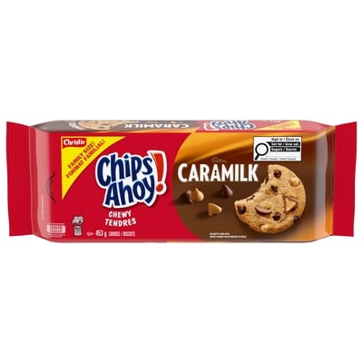 Christie Chips Ahoy! Chewy CARAMILK Cookies, Family Size 453 g, $1.21/100g