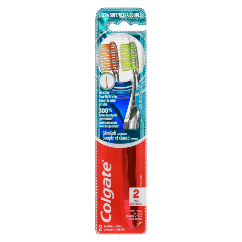 Slim Soft Advanced Toothbrushes Ultra Soft Value Pack