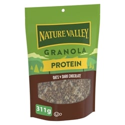 General Mills Protein Granola, Oats 'n Dark Chocolate, Healthy Snack and Cereal 311.84 g, $1.92/100g