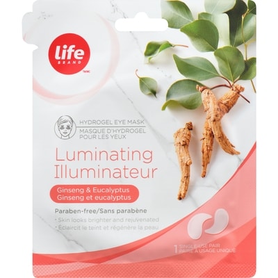 Life Masque pour les yeux, hydrogel illuminateur 1 ea, 2,49 $/1ch