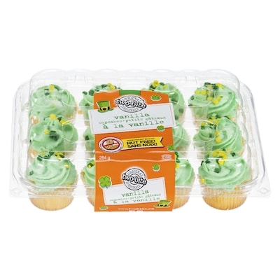 two-bite Vanilla Cupcakes St.Patrick 284 g, $1.76/100g