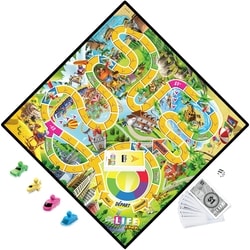 Hasbro Gaming The Game of Life Junior Board Game for Kids, For 2-4