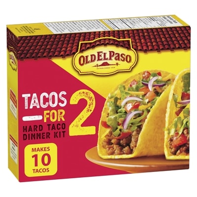 Old El Paso Tacos for 2 Hard Taco Dinner Kit  94 g, $4.78/100g