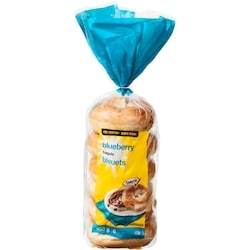 No Name Blueberry Bagel 6 Pack  450 g, $0.56/100g