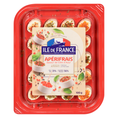 Ile De France Aperifrais M.F. 31 % Soft White Cheese With Spices And Herbs 100 g, $5.49/100g