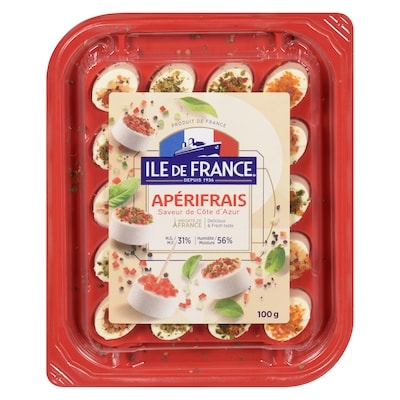 Ile de France Apérifrais M.G. 31 % Fromage Frais Aux Épices Et Fines Herbes 100 g, 5,49 $/100g
