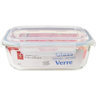 le Choix du Président PC 2260ML RECT GLASS STORAGE 1 ea, 7,00 $/1ch