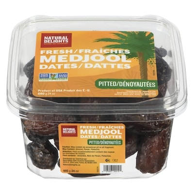null Fraîche medjool dattes dénoyautées 680 g, 2,65 $/100g