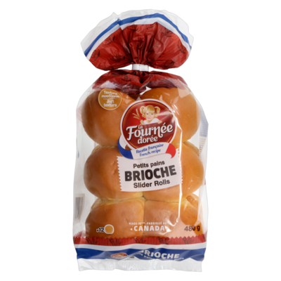 La Fournée Dorée Mini Brioches (12) 480 g, 1,04 $/100g