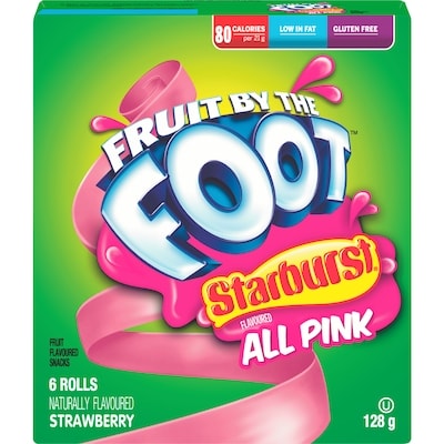 Betty Crocker Fruit By The Foot Starburst 128 g, $2.93/100g