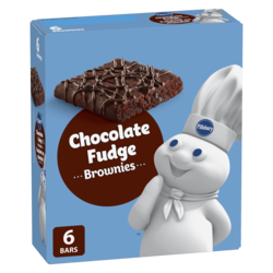 Pillsbury Brownies Bars Chocolate Fudge       150 g, $2.50/100g