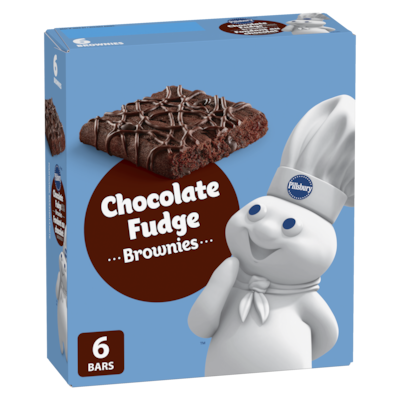 Pillsbury Brownies Bars Chocolate Fudge       150 g, $2.33/100g