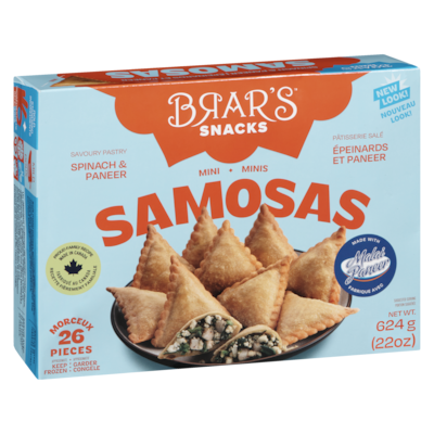 Brars Samosa Spinach Paneer