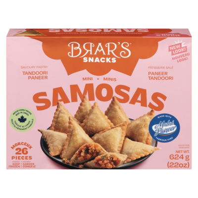 Brar's Samosa Tandoori Paneer 624 g, $1.12/100g