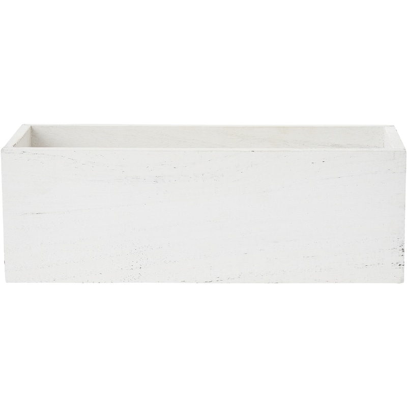 Wooden Box, White