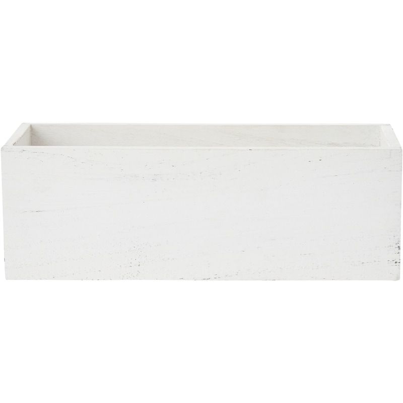 Wooden Box, White