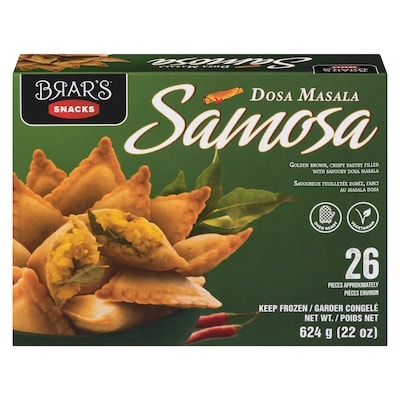 Brar's Samosa Masala Dosa 624 g, $0.80/100g