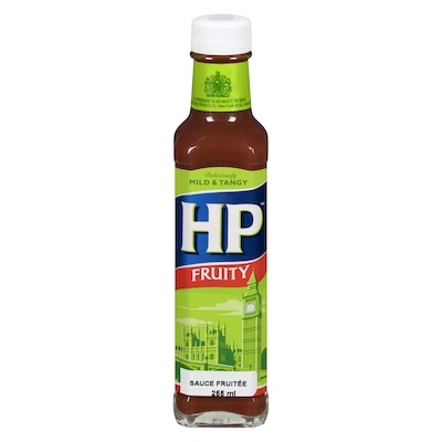 HP Deliciously Mild & Tangy Sauce Fruity 225 g, $2.22/100g