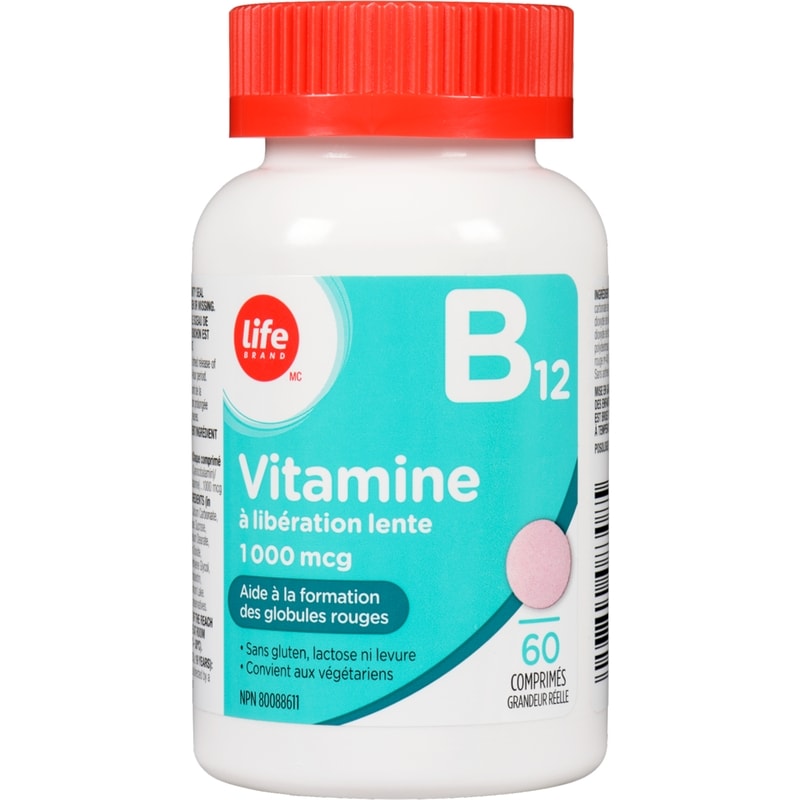 Vitamin B12, 60 Capsules