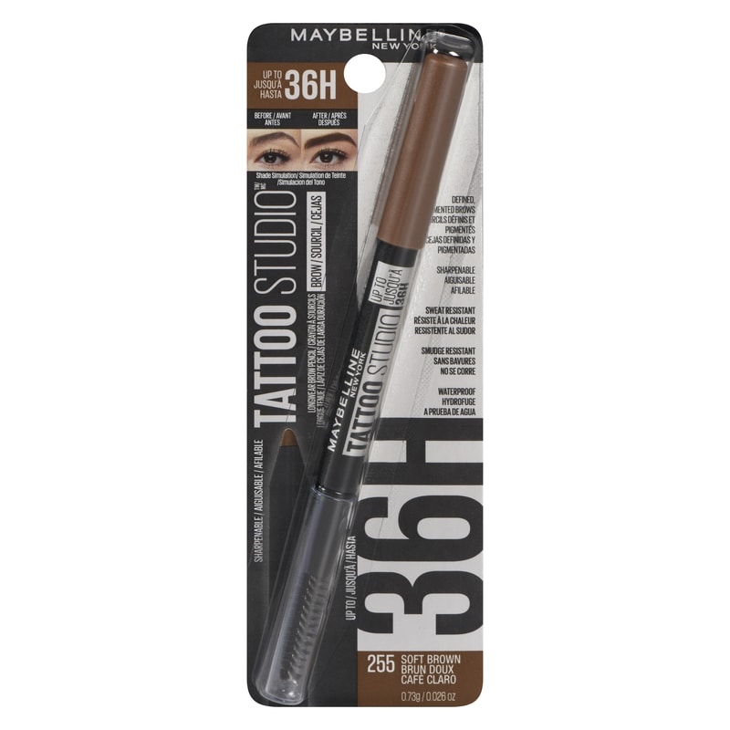 Tattoo Studio Longwear Brow Pencil 255 Soft Brown