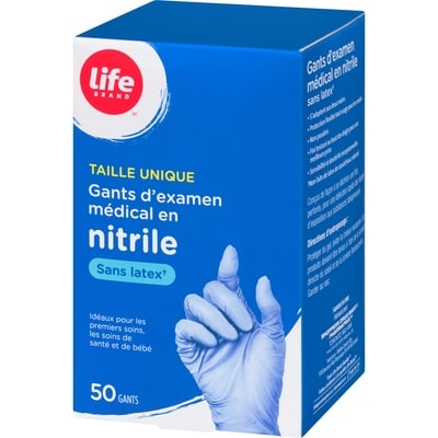 LB GANT D'EXAMEN NITRILE BLEU
