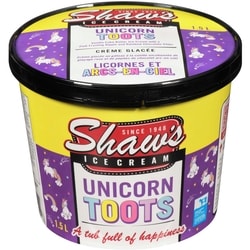 Shaw's Ice Cream Unicorn Toots l Zehrs