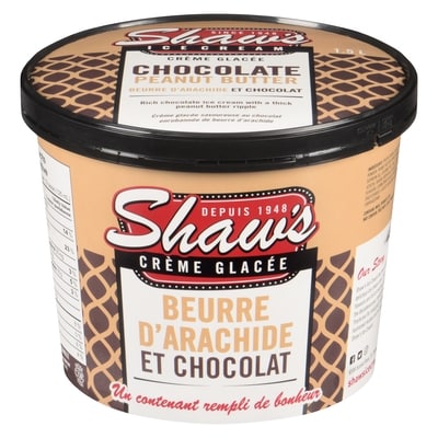Shaw’s Beurre D'Arachide Et Chocolat  1.5 l, 0,63 $/100ml