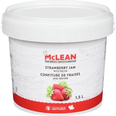 Mclean Strawberry Jam with Pectin 1.5 l, $0.99/100ml